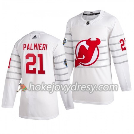 Pánské Hokejový Dres New Jersey Devils Kyle Palmieri 21 Bílá Adidas 2020 NHL All-Star Authentic